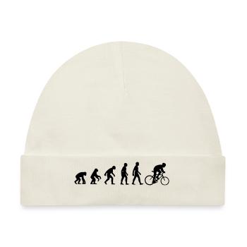 Bike Evolution - Baby Premium Organic Mütze - Naturweiß - Vorne