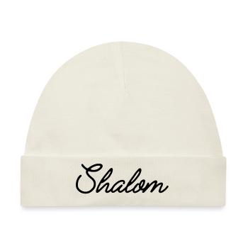 Shalom - Baby Premium Organic Mütze - Naturweiß - Vorne