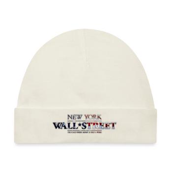 New York Wall Street - Baby Premium Organic Mütze - Naturweiß - Vorne