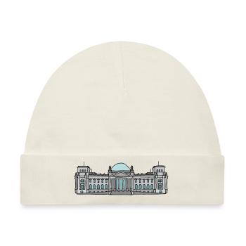 Reichstagsgebäude BERLIN - Baby Premium Organic Mütze - Naturweiß - Vorne