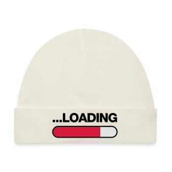 loading - Baby Premium Organic Mütze - Naturweiß - Vorne