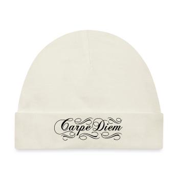 Carpe Diem de - Baby Premium Organic Mütze - Naturweiß - Vorne