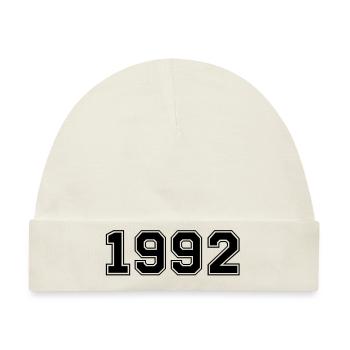 1992 - Baby Premium Organic Mütze - Naturweiß - Vorne