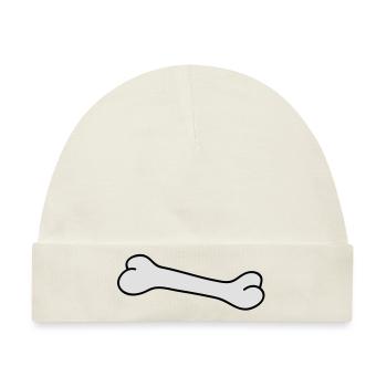 bone - Baby Premium Organic Mütze - Naturweiß - Vorne