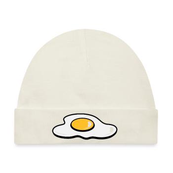 Ein Spiegelei - Baby Premium Organic Mütze - Naturweiß - Vorne