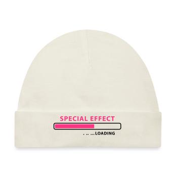 loading Special Effect - be patient - Baby Premium Organic Mütze - Naturweiß - Vorne