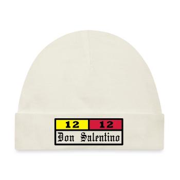 Don Salentino12 Rettangolo by Fantomissimo - Baby Premium Organic Mütze - Naturweiß - Vorne