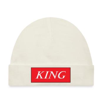 King Geschenkidee - Baby Premium Organic Mütze - Naturweiß - Vorne