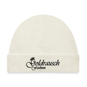 goldrausch fashion - Baby Premium Organic Mütze - Naturweiß - Vorne