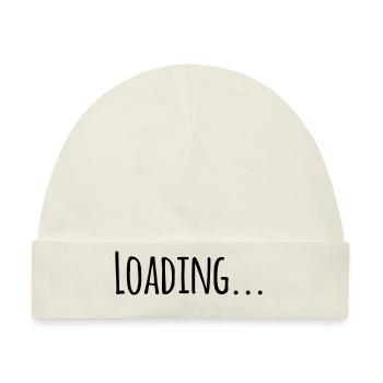Laden... - Baby Premium Organic Mütze - Naturweiß - Vorne