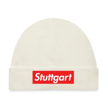 Landeshauptstadt Stuttgart - Baby Premium Organic Mütze - Naturweiß - Vorne