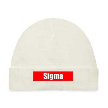 Sigma - Baby Premium Organic Mütze - Naturweiß - Vorne