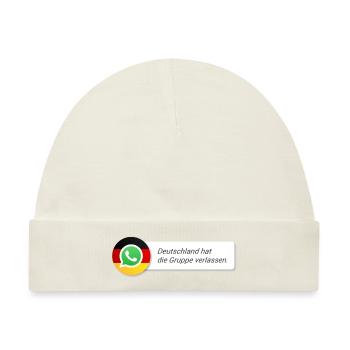 Deutschland hat die Gruppe verlassen. - Baby Premium Organic Mütze - Naturweiß - Vorne