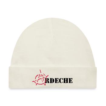 Anarchy Ardeche - Baby Premium Organic Mütze - Naturweiß - Vorne