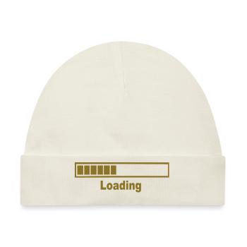 loading - Baby Premium Organic Mütze - Naturweiß - Vorne