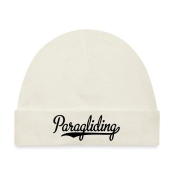 Paragliding - Baby Premium Organic Mütze - Naturweiß - Vorne