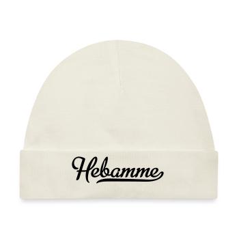 Hebamme - Baby Premium Organic Mütze - Naturweiß - Vorne