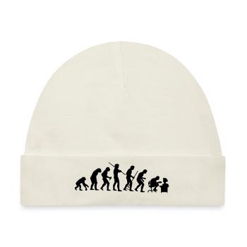 evolution - Baby Premium Organic Mütze - Naturweiß - Vorne