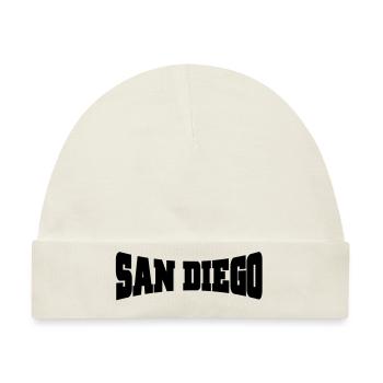 San Diego - Baby Premium Organic Mütze - Naturweiß - Vorne