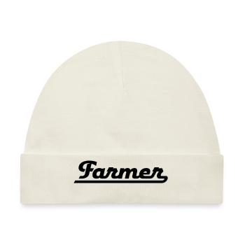 Farmer - Baby Premium Organic Mütze - Naturweiß - Vorne