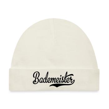 Bademeister - Baby Premium Organic Mütze - Naturweiß - Vorne