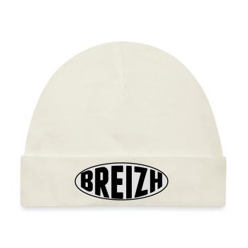 Breizh Bretagne - Baby Premium Organic Mütze - Naturweiß - Vorne