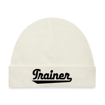 Trainer - Baby Premium Organic Mütze - Naturweiß - Vorne