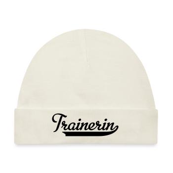 Trainerin - Baby Premium Organic Mütze - Naturweiß - Vorne