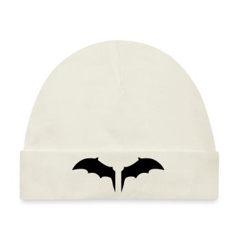 2 fluegel flughund fledermaus comic cartoon lustig - Baby Premium Organic Mütze - Naturweiß - Vorne
