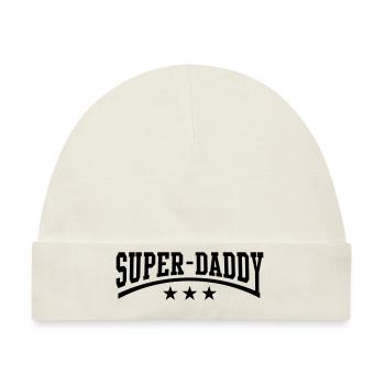 Super-Daddy - Baby Premium Organic Mütze - Naturweiß - Vorne