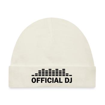 official dj - Baby Premium Organic Mütze - Naturweiß - Vorne