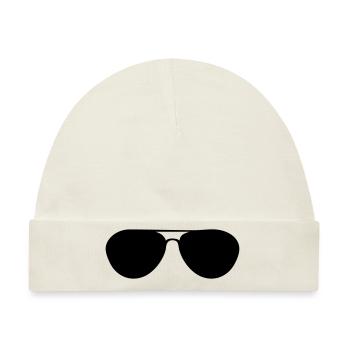 Sonnenbrille - Baby Premium Organic Mütze - Naturweiß - Vorne