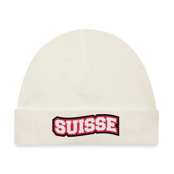 Suisse Design - Baby Premium Organic Mütze - Naturweiß - Vorne