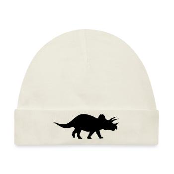 Triceratops - Baby Premium Organic Mütze - Naturweiß - Vorne