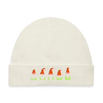 zwerge in einer Reihe - Baby Premium Organic Mütze - Naturweiß - Vorne