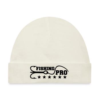 Fishing Pro - Baby Premium Organic Mütze - Naturweiß - Vorne