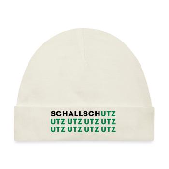 Schallschutz UTZ UTZ UTZ zweifarbig - Baby Premium Organic Mütze - Naturweiß - Vorne