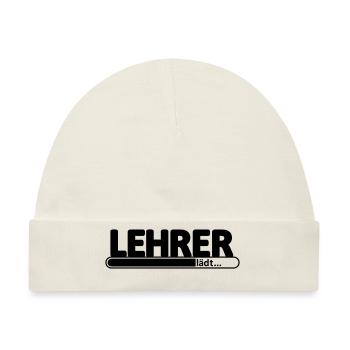 Lehrer // Lehrerin // Referendar // Referendariat - Baby Premium Organic Mütze - Naturweiß - Vorne