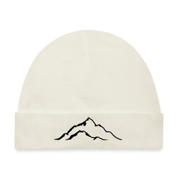 Mountain - Baby Premium Organic Mütze - Naturweiß - Vorne