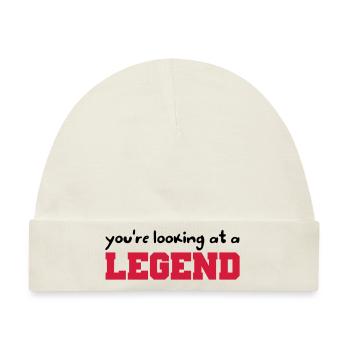 Legend - Baby Premium Organic Mütze - Naturweiß - Vorne