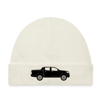 Pick-up Truck - Baby Premium Organic Mütze - Naturweiß - Vorne