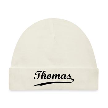 thomas - Baby Premium Organic Mütze - Naturweiß - Vorne