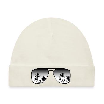 Sonnenbrille - Baby Premium Organic Mütze - Naturweiß - Vorne