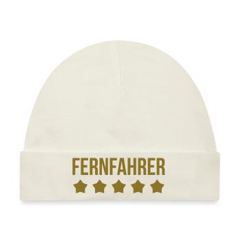 Fernfahrer - Trucker - Baby Premium Organic Mütze - Naturweiß - Vorne