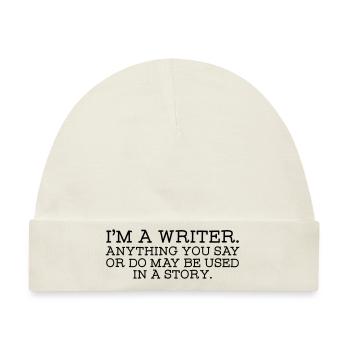 I'm A Writer... - Baby Premium Organic Mütze - Naturweiß - Vorne