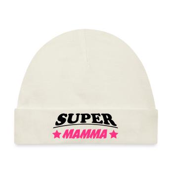 Super mamma 111 - Baby Premium Organic Mütze - Naturweiß - Vorne