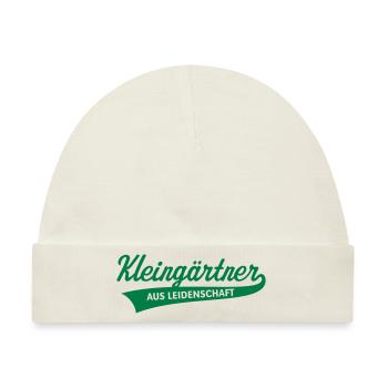 Kleingärtner Aus Leidenschaft - Baby Premium Organic Mütze - Naturweiß - Vorne