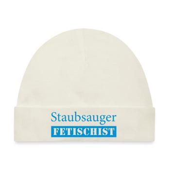 Staubsauger Fetischist - Baby Premium Organic Mütze - Naturweiß - Vorne