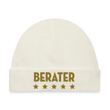 Berater Beraterin Rat Mentor Management Finanzen - Baby Premium Organic Mütze - Naturweiß - Vorne