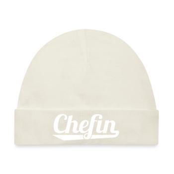 Chefin - Baby Premium Organic Mütze - Naturweiß - Vorne